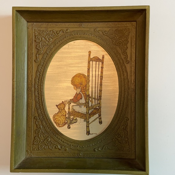 Two Vintage Holly Hobbie Framed Prints from 1971 - Picture 5 of 7